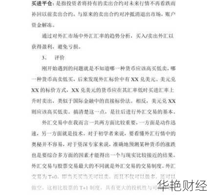外汇的坑-外汇交易说