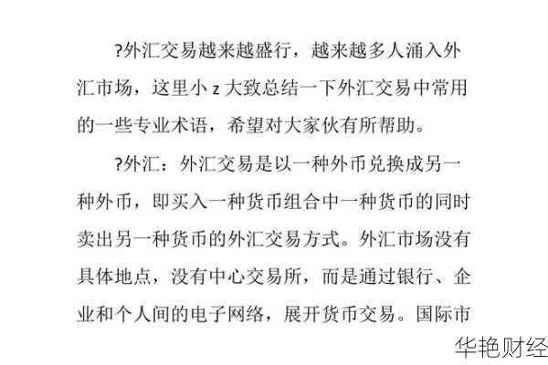 外汇非投资类是什么意思啊-外汇投资术语