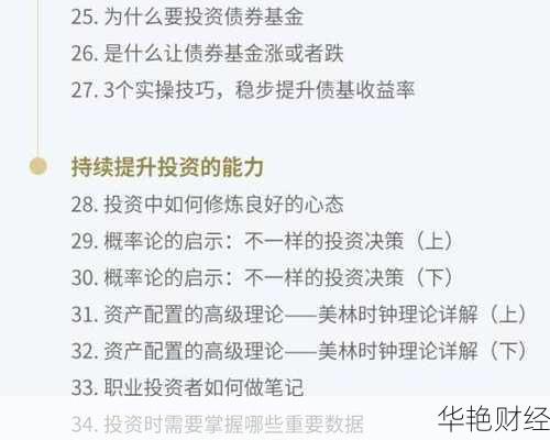 赚钱快人一步!精选投资理财技巧视频全解析