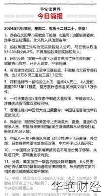 今日财经要闻：5月30日重要经济指标与市场分析