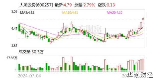 大湖股份财经新闻：最新股市表现与融资买入数据
