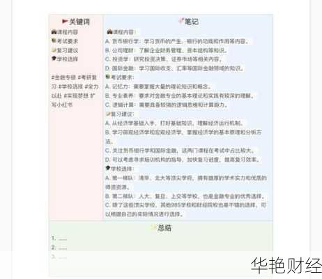 理财考试技巧：如何高效备考和掌握重点