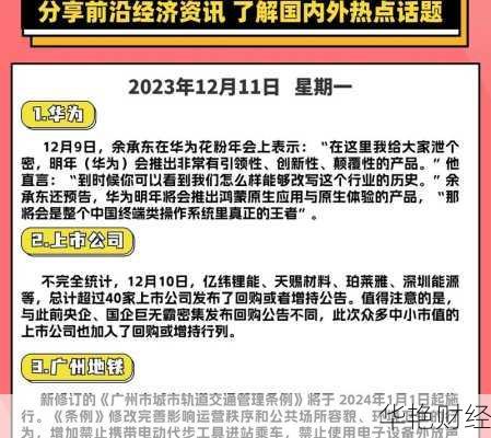 财经新闻速递:最新财经报道与市场分析