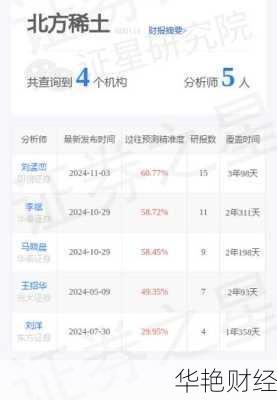 北方稀土股票值得买吗？听听专家怎么分析的！