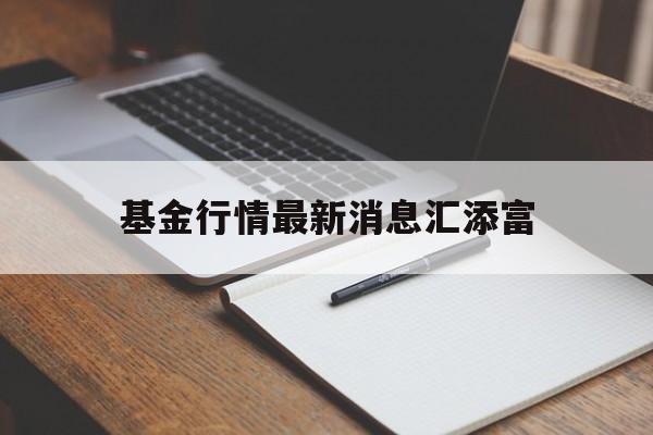 基金行情最新消息汇添富(汇添富基金今天净值470028)